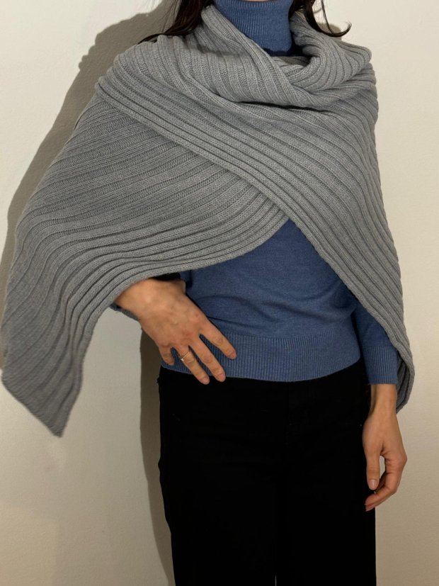 Mantella maglia donna