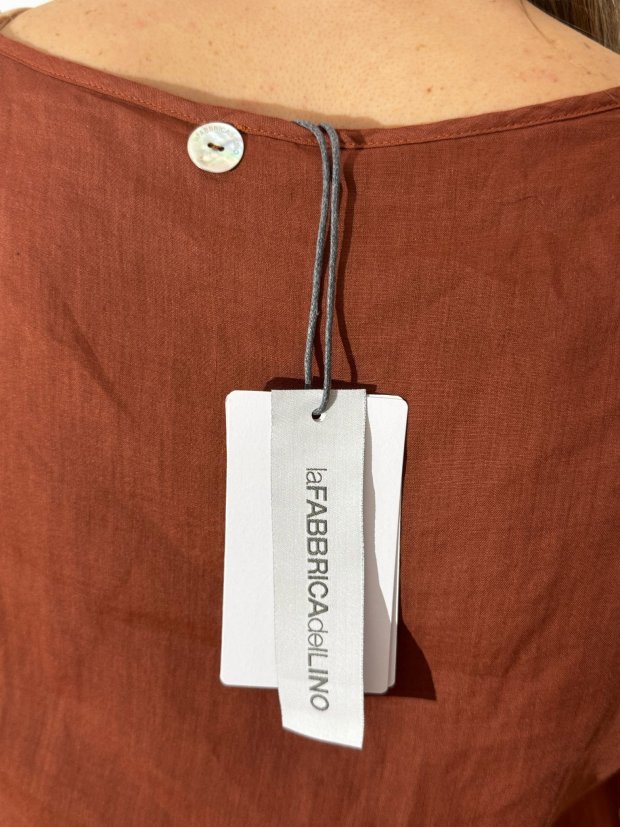 Smanicato maglia donna LA FABBRICA DEL LINO